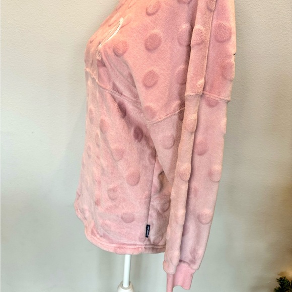 Soft Textured Polka Dot Disneyland Spirit Jersey | XS | EUC | Light Pink |Disney - Picture 5 of 10
